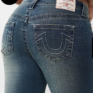 True Religion Women's Dark Blue Skinny Jeans